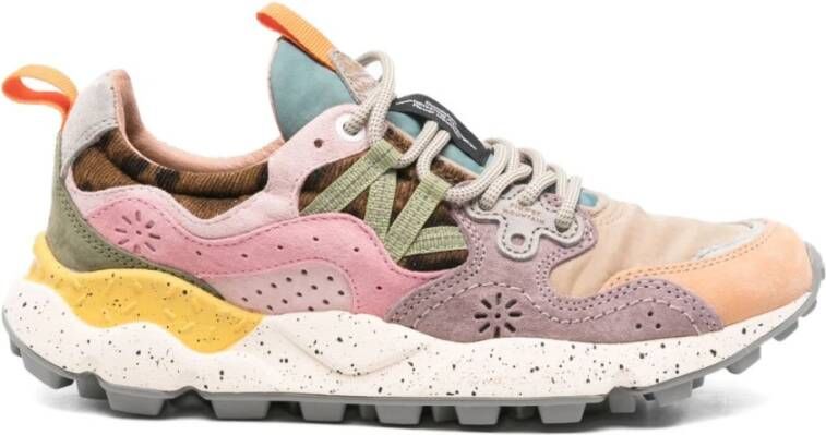 Flower Mountain Gele en Grijze Sneakers
