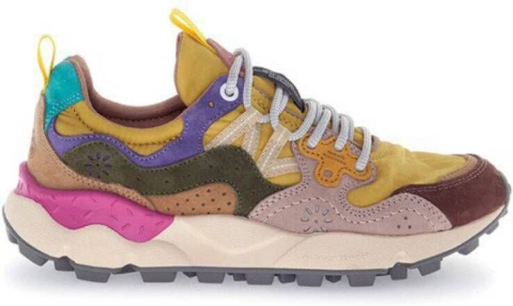 Flower Mountain Gele Technische Stoffen Sneakers