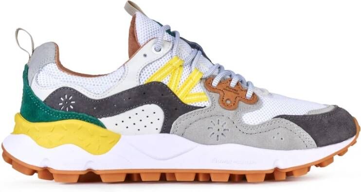 Flower Mountain Grijs Wit Yamano 3 Sneakers Multicolor Heren