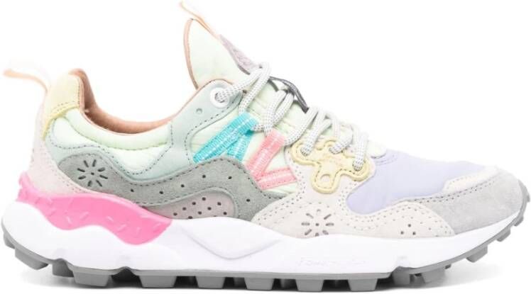 Flower Mountain Paarse Sneakers Yamano 3 Vrouwencollectie Multicolor Dames