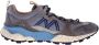 Flower Mountain Grijze outdoor sneakers met suède technische stof - Thumbnail 1
