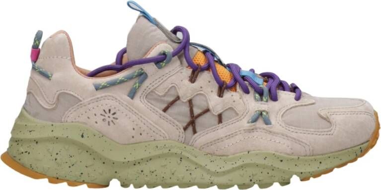 Flower Mountain Grijze Sneakers met Kurken Binnenzool
