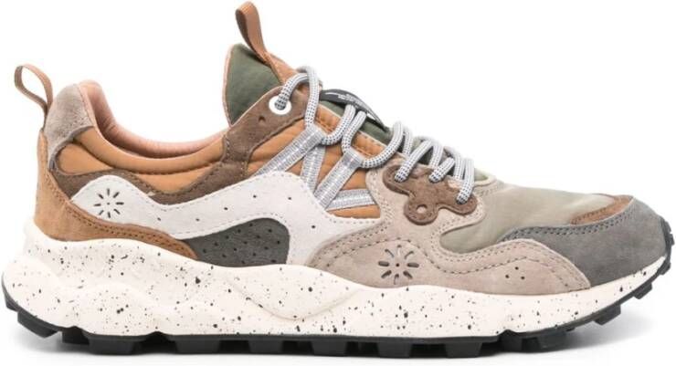 Flower Mountain Grijze Sneakers met Rubberen Zool Multicolor Heren