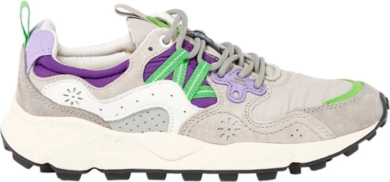 Flower Mountain Grijze Sneakers voor Buitensport Multicolor Heren