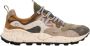 Flower Mountain Grijze Suède Nylon Sneakers Multicolor Heren - Thumbnail 1