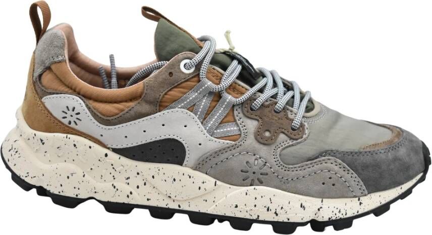 Flower Mountain Grijze Ui Veterschoenen