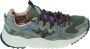 Flower Mountain Groene militaire stijl sneaker - Thumbnail 1
