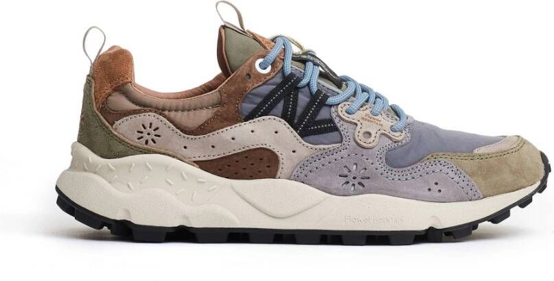 Flower Mountain Groene Sneakers voor Mannen