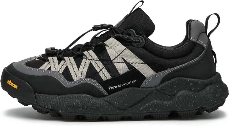 Flower Mountain Leather and technical fabric sneakers Iwano 2 UNI