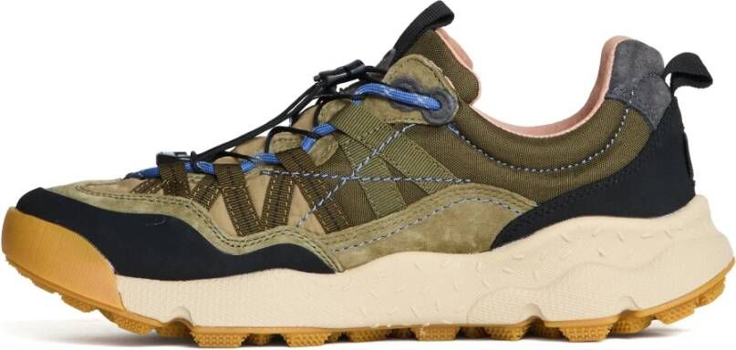 Flower Mountain Lichtbruine Sneakers met Waterdichte Membraan
