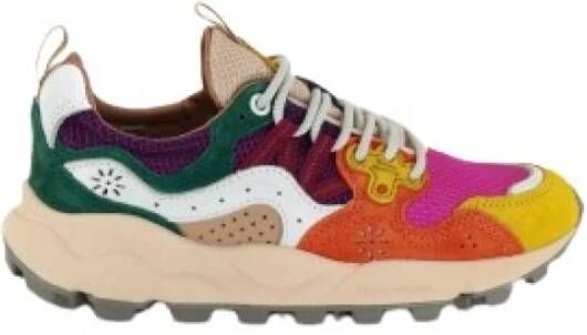 Flower Mountain Multicolor Leren Sneakers Multicolor Dames