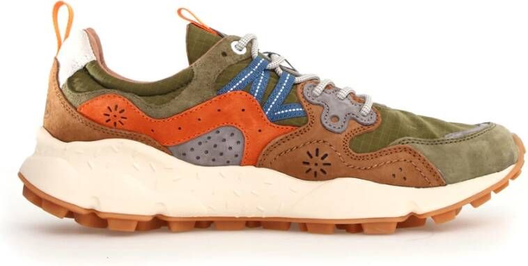 Flower Mountain Multicolor Sneakers met Dik Gestructureerde Zool