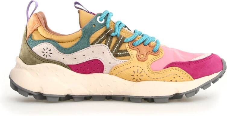 Flower Mountain Multicolor Sneakers met Dikke Gestructureerde Zool
