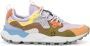 Flower Mountain Faux leather and technical fabric sneakers Yamano 3 Woman Kaiso Purple Dames - Thumbnail 35