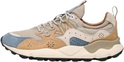 Flower Mountain Suede and technical fabric sneakers Yamano 3 MAN