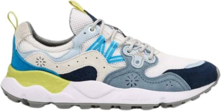 Flower Mountain Multicolor stof en suède sneakers
