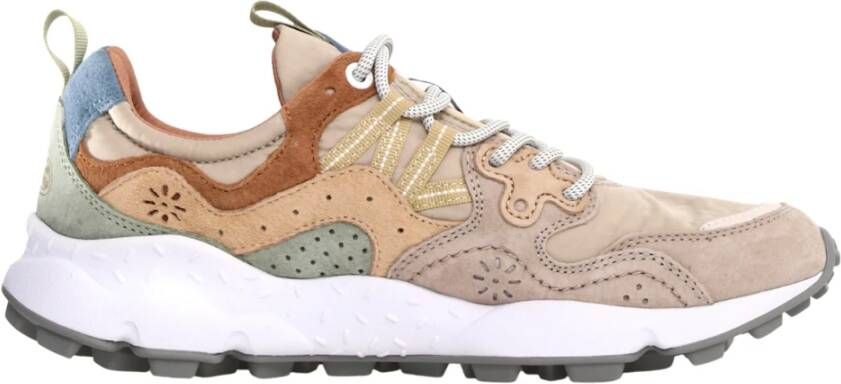 Flower Mountain Multicolor Suède Trekking Sneakers
