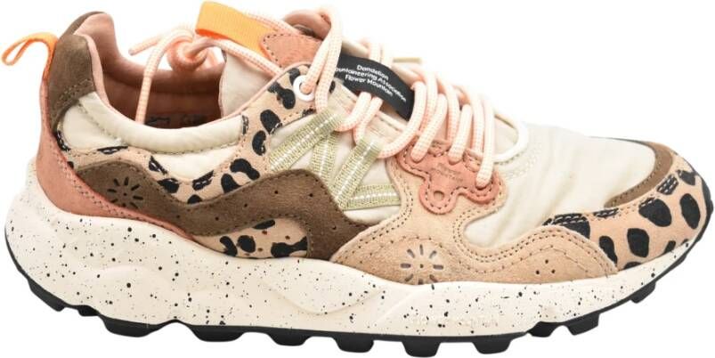 Flower Mountain Multicolor Veterschoenen voor Vrouwen