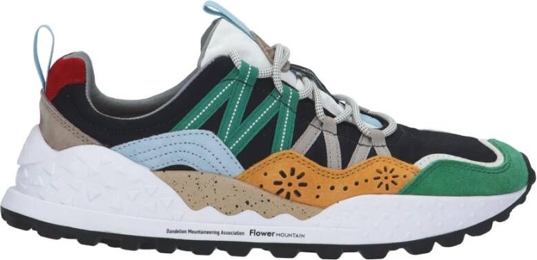 Flower Mountain Nylon Suede Washi Sneaker Multicolor Heren