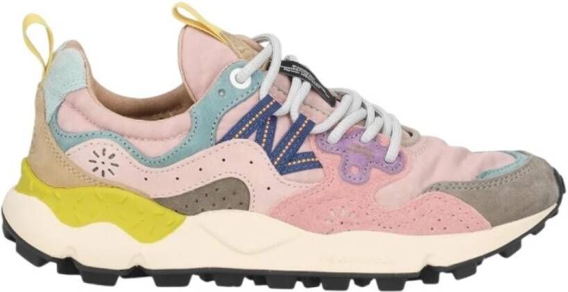 Flower Mountain Lage Sneakers YAMANO 3 2017817 01-2B22 GREY CIPRIA LIGHT PINK