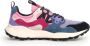 Flower Mountain Paarse en Zwarte Sneakers Roze Dames - Thumbnail 1