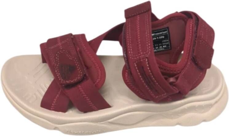 Flower Mountain Rode Sandalen met Stijl 0503322010H05