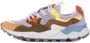 Flower Mountain Faux leather and technical fabric sneakers Yamano 3 Woman Kaiso Purple Dames - Thumbnail 1