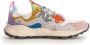 Flower Mountain Suede and technical fabric sneakers Yamano 3 Woman White Dames - Thumbnail 7