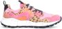 Flower Mountain Roze Luipaardprint Sneakers Multicolor Dames - Thumbnail 1