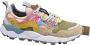 Flower Mountain Roze Veterschoenen Lichtgewicht Rubberen Zool - Thumbnail 1