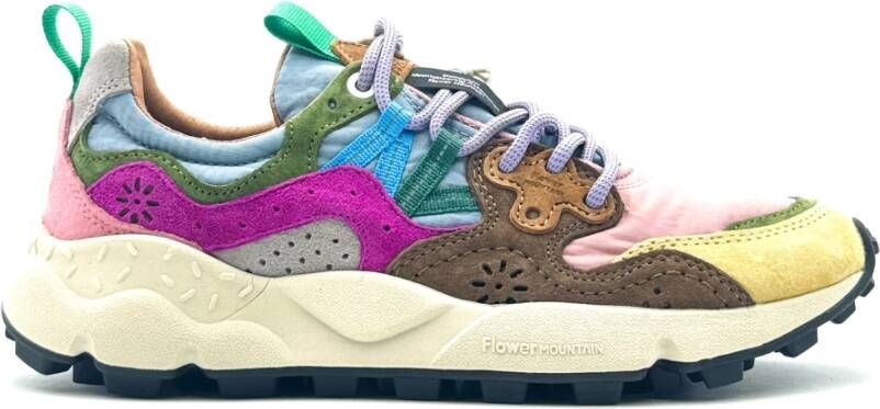 Flower Mountain Sneakers van suède met rubberen zool Multicolor Dames