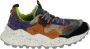 Flower Mountain Schapenvacht Sneakers met Suède Inzetstukken - Thumbnail 1