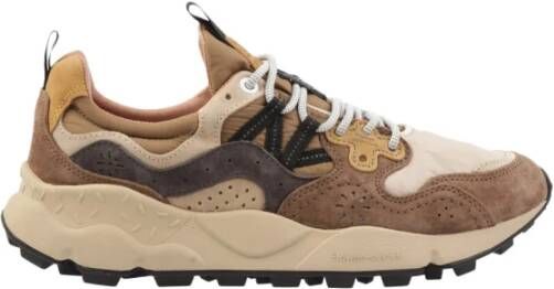 Flower Mountain Sneakers Brown Heren