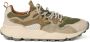 Flower Mountain Ya o 3 Suede Sneakers Wit Groen Multicolor - Thumbnail 1