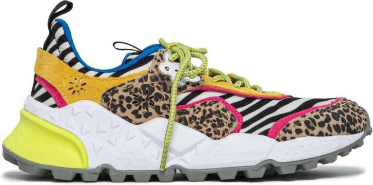 Flower Mountain Sneakers Geel Dames