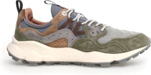 Flower Mountain Militair Groene en Grijze Yamano 3 Schoen Groen Heren