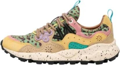 Flower Mountain Fabric and suede sneakers Yamano 3 Woman