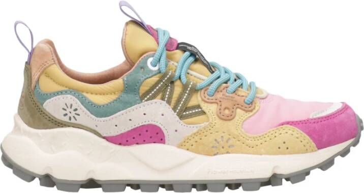 Flower Mountain Sneakers met Kurken Binnenzool en Logo