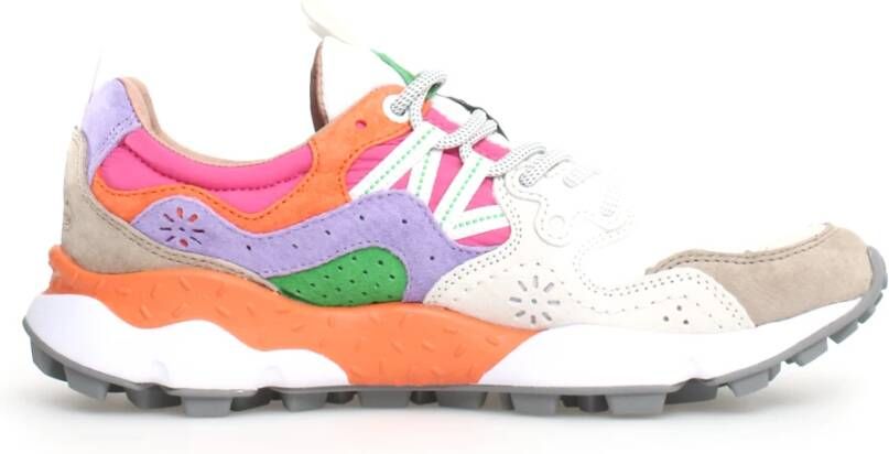Flower Mountain Suede and technical fabric sneakers Yamano 3 Woman Multicolor Dames - Foto 4