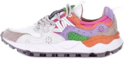 Flower Mountain Suede and technical fabric sneakers Yamano 3 Woman Multicolor Dames