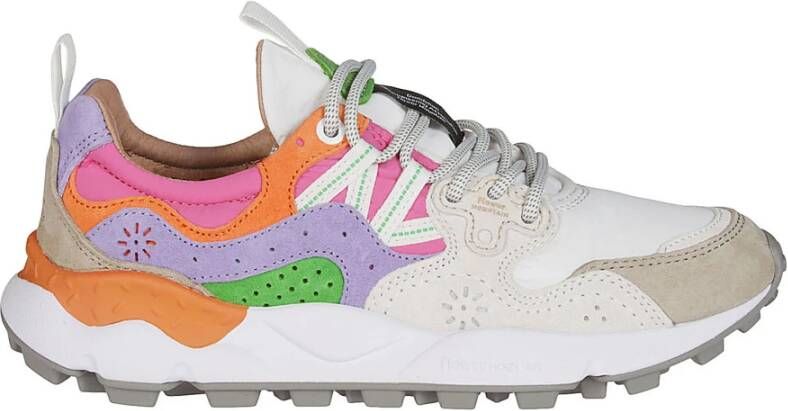 Flower Mountain Suede and technical fabric sneakers Yamano 3 Woman Multicolor Dames - Foto 5