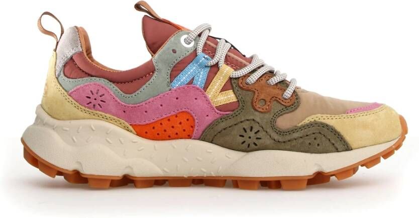 Flower Mountain Sneakers van suède met ultralichte zool Multicolor Dames