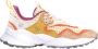 Flower Mountain Stijlvolle Kotetsu Sneakers voor Vrouwen Beige Dames - Thumbnail 2