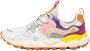 FLOWER MOUNTAIN Lage Sneakers Dames Yamano 3 Woman Maat: 37 Materiaal: Suède Kleur: Wit - Thumbnail 10