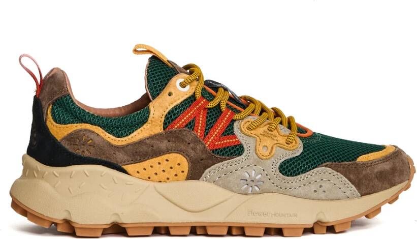 Flower Mountain Suede and technical fabric sneakers Ya o 3 UNI - Foto 3