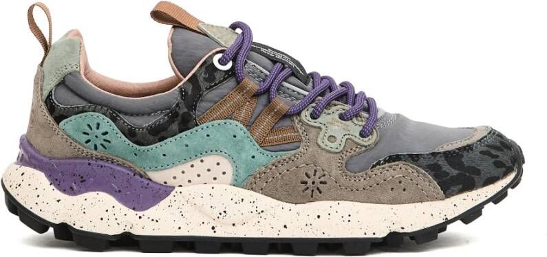 Flower Mountain Sportieve elegantie sneakers met unieke details
