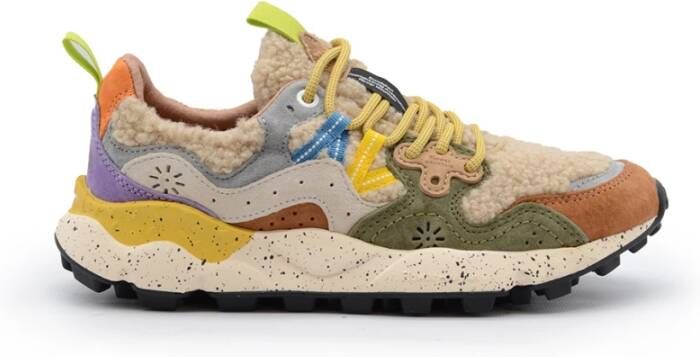 Flower Mountain Sportieve Sneakers met Bloe design