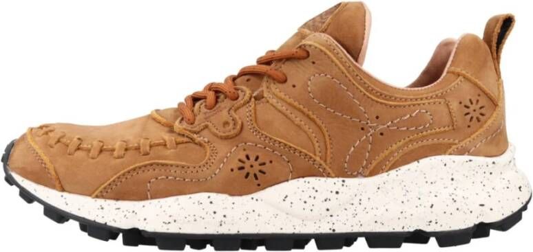 Flower Mountain Stijlvolle Herensneakers Brown Heren