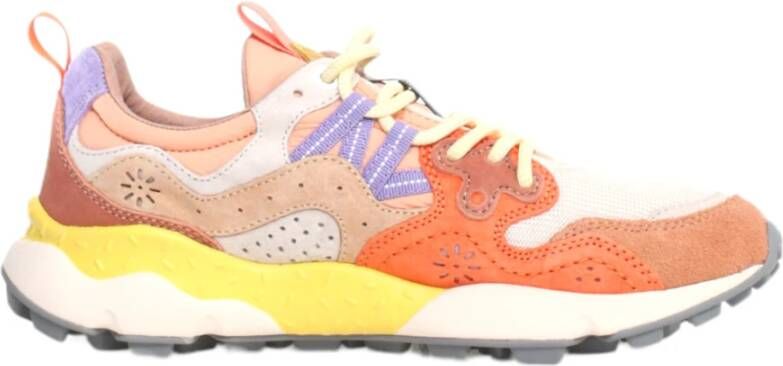 Flower Mountain Suede and fabric sneakers Yamano 3 Woman Multicolor Dames