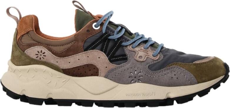 Flower Mountain Suede and technical fabric sneakers Yamano 3 MAN Multicolor Heren